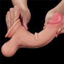 DONG 8.5'' SLIDING SKIN DUAL LAYER DONG - WHOLE TESTICL 24-0136