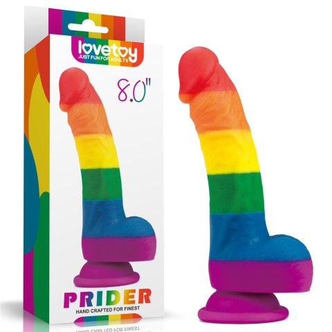 DILDO 8'' PRIDER DILDO 24-0142