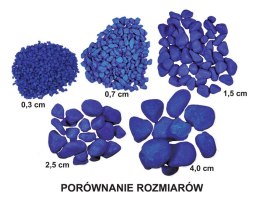 Żwirek do akwarium Happet pomarańczowy 1.5cm 0.5kg