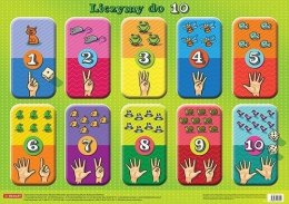 Plansza edukacyjna - Liczymy do 10