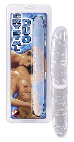 DILDO CRYSTAL DUO DOUBLE-DONG 13-0155