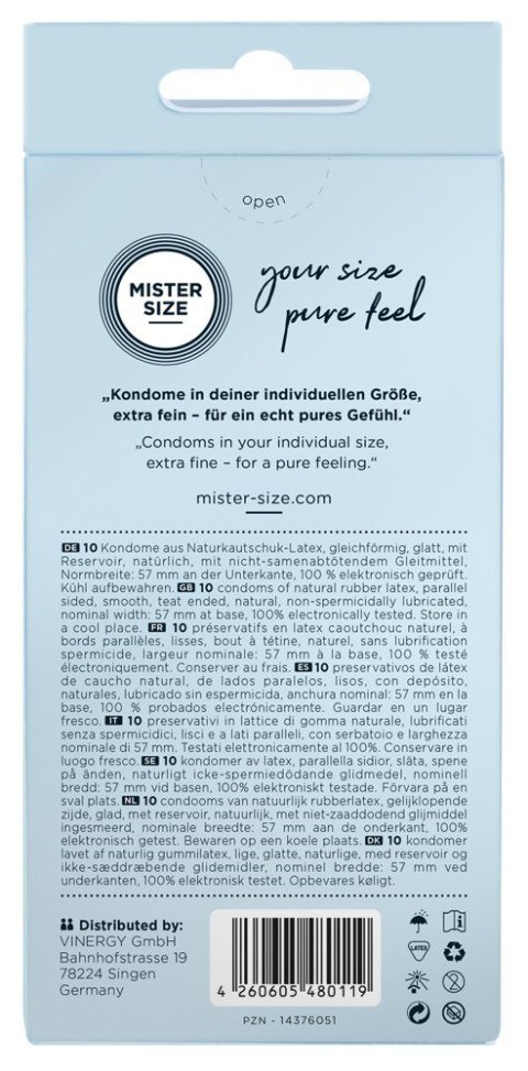 Mister Size 57 mm 10-pcs 14-2390