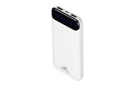 POWERBANK Rivacase z wyśw. 10 000 mAh VA2240 biały 2XUSB