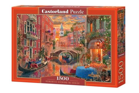 Puzzle 1500 Romantyczny wieczór w Wenecji CASTOR