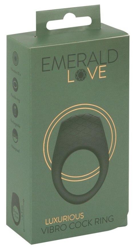 Luxurious Cock Ring Emerald Love 14-2483