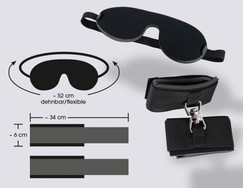 KAJDANKI BAD KITTY BLINDFOLD/HANDCUFFS 13-0201