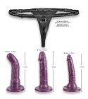 STRAPON BAD KITTY STRAP-ON PURPLE 13-0294