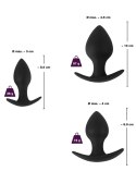 KOREK ANALNY BLACK VELVETS ANAL TRAINER SET 13-8355