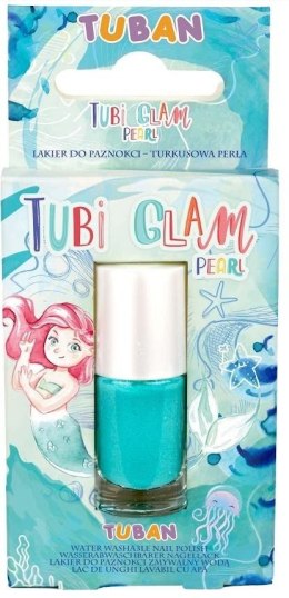 Lakier Tubi Glam turkusowy perłowy TUBAN