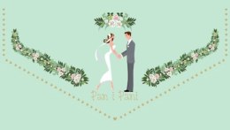 Kartka-koperta Ślub TS+06