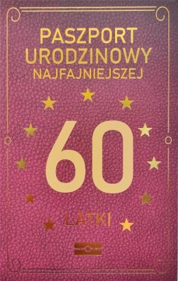 Karnet Urodzinowy 60