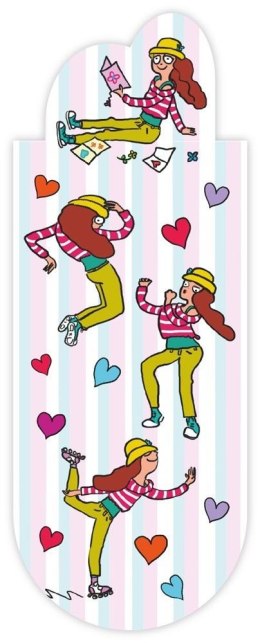 Zakładka magnetyczna owal Dziewczyna