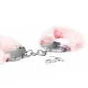 KAJDANKI FLUFFY HAND CUFFS RÓŻOWE 24-0147