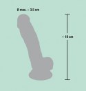 MEDICAL SILICONE DILDO 18 CM 13-7507