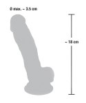 MEDICAL SILICONE DILDO 18 CM 13-7507