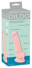 MEDICAL SILICONE DILDO 18 CM 13-7507