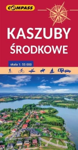 Mapa turystyczna - Kaszuby Środkowe 1:55 000