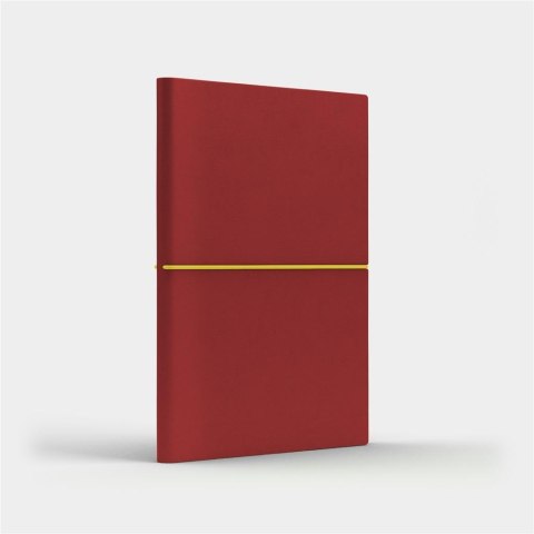 Notatnik A5 Fun M kropki czerwony/jasnozielony