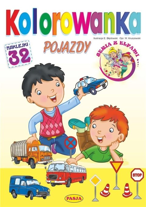 Kolorowanka. Pojazdy