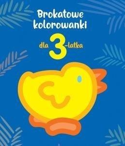 Brokatowe kolorowanki dla 3-latka