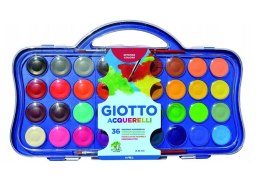 Farby akwarelowe w pastylkach 36 kolorów GIOTTO
