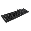 OMEGA KEYBOARD QWERTZ DE BLACK / SCHWARZ [42659]