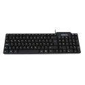 OMEGA KEYBOARD QWERTZ DE BLACK / SCHWARZ [42659]