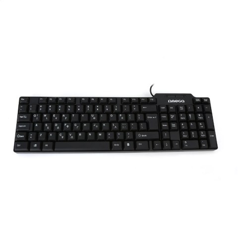 OMEGA KEYBOARD KLAWIATURA GR BLACK [42662]