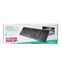 OMEGA KEYBOARD IT WIRELESS FOR SMART TV TOUCHPAD ITALIAN LAYOUT BLACK [44424]