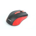 OMEGA MYSZ MOUSE 1000DPI BLACK RED [41790]