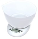 OMEGA WAGA KITCHEN SCALE WITH BOWL 600ml WHITE 43147