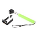 OMEGA MONOPOD - SPORT CAMERA TELESCOPIC POLE SELFIE STICK GREEN [43019]