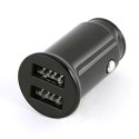 PLATINET CAR CHARGER ŁADOWARKA SAMOCHODOWA 10W 2x USB 2.1A BLACK [44992]