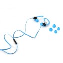 PLATINET IN-EAR EARPHONES SŁUCHAWKI + MIC SPORT + ARMBAND PM1070 BLUE [42927] TE