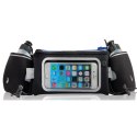 PLATINET SPORTOWY PAS DO BIEGANIA Z OKNEM NA SMARTPHONE I 2 BUTELKAMI NA WODĘ 43241/ SPORT WAIST BAG WITH WINDOW AND 2 WATER BO