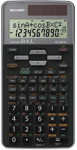 SHARP CALCULATOR SCIENTIFIC BOX EL520TGGY