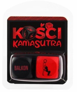 Kości Kamasutra (czerwono-czarne)