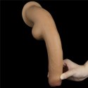 DILDO 11'' DUAL LAYERED HANDLE COCK 24-0231