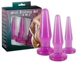 KOREK ANALNY ANAL TRAINING SET PURPLE 13-0144