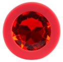 KOREK ANALNY COLORFUL JOY JEWEL RED PLUG 13-1728