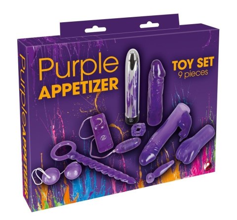 ZESTAW PURPLE APPETIZER 9-PIECE SET 13-2164