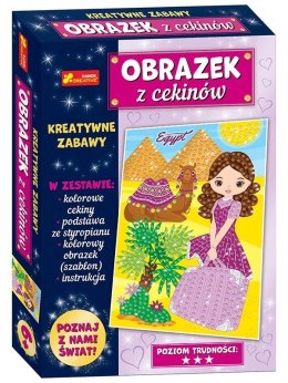 Obrazek z cekinów. Podróże małe i duże. Egipt