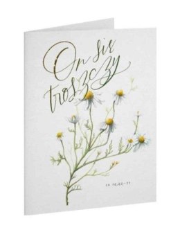 Kartka Dobro - ON - sie troszczy - rumianek