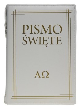 Pismo Święte w etui białe