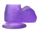 DILDO 6'' JELLY STUDS FIOLETOWE 24-0076