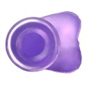 DILDO 6'' JELLY STUDS FIOLETOWE 24-0076