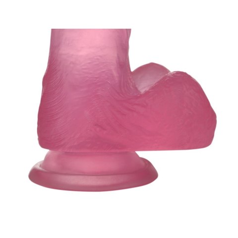 DILDO 6'' JELLY STUDS RÓŻOWE 24-0120