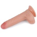 DILDO 7'' DUAL LAYERED PLATINUM SILICONE COCK 24-0226