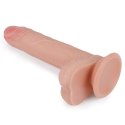 DILDO 7'' DUAL LAYERED PLATINUM SILICONE COCK 24-0226