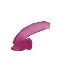 DILDO 7'' JELLY STUDS RÓŻOWE 24-0075